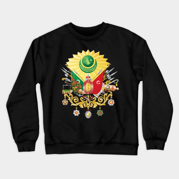 Ottoman Empire Turkish History Historic Turkey Flag Crewneck Sweatshirt by TheCreekman